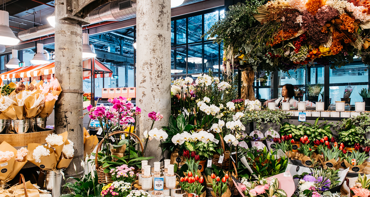Mother's Day Gift at South Eveleigh - Wine and flowers from Romeo's Food Hall IGA
