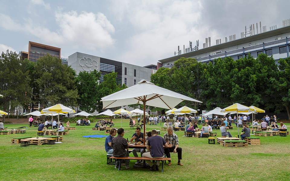 Outdoor venues at South Eveleigh - Eveleigh Green