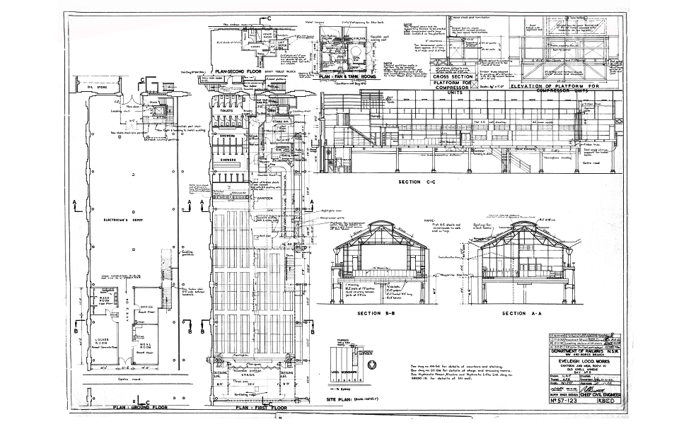 Eveleigh Loco Works - Canteen and Meal Room in Old Shell Annexe Bay No 5 0363213