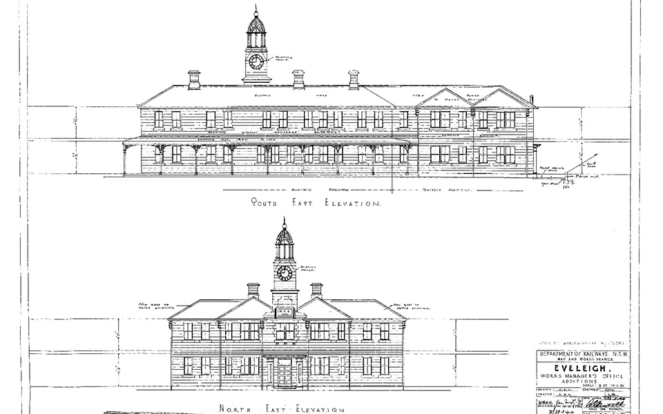 Additions to the Works Managers Office in 1943. 