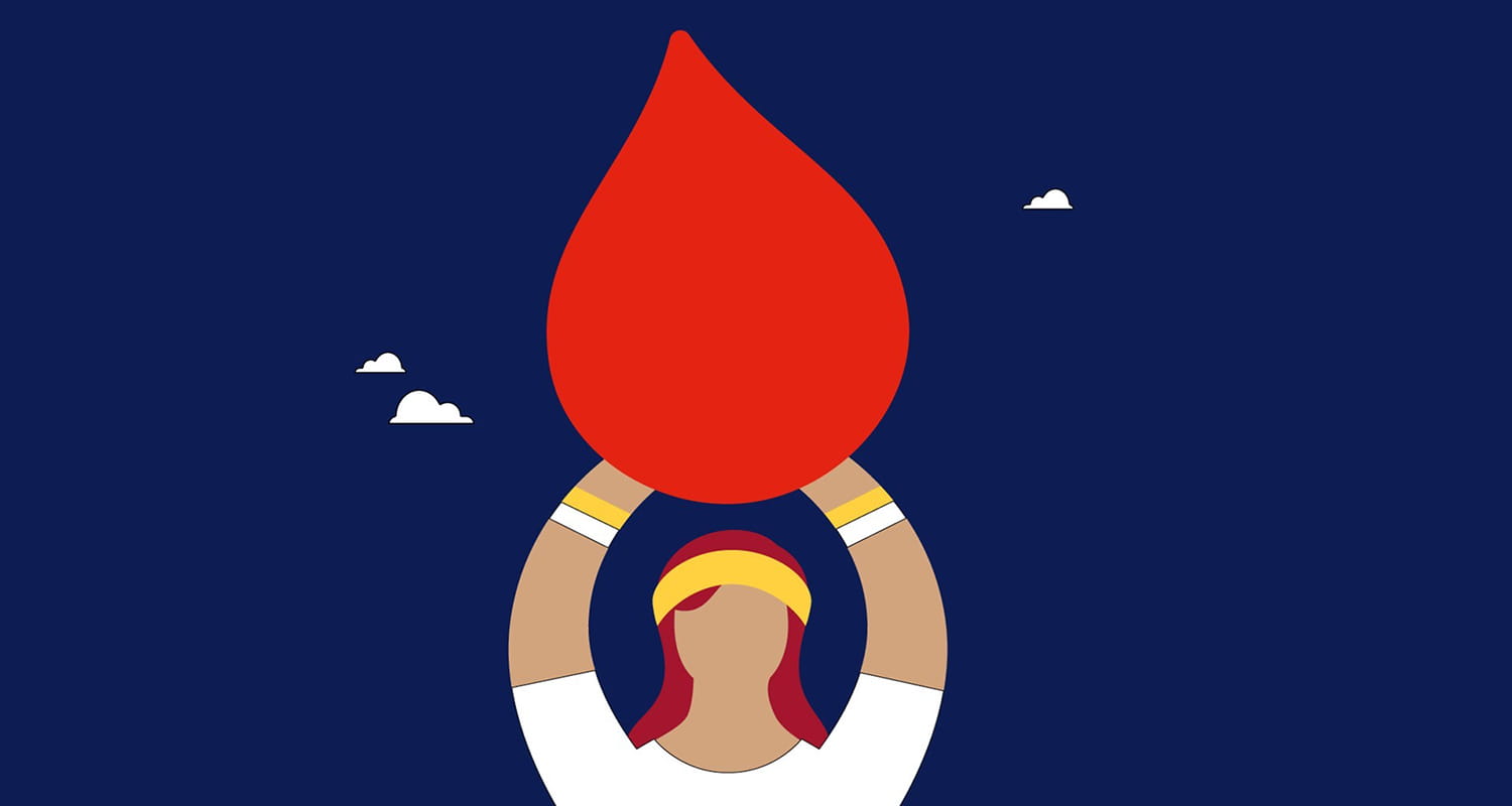 Australia Red Cross Lifeblood mobile donor station at South Eveleigh