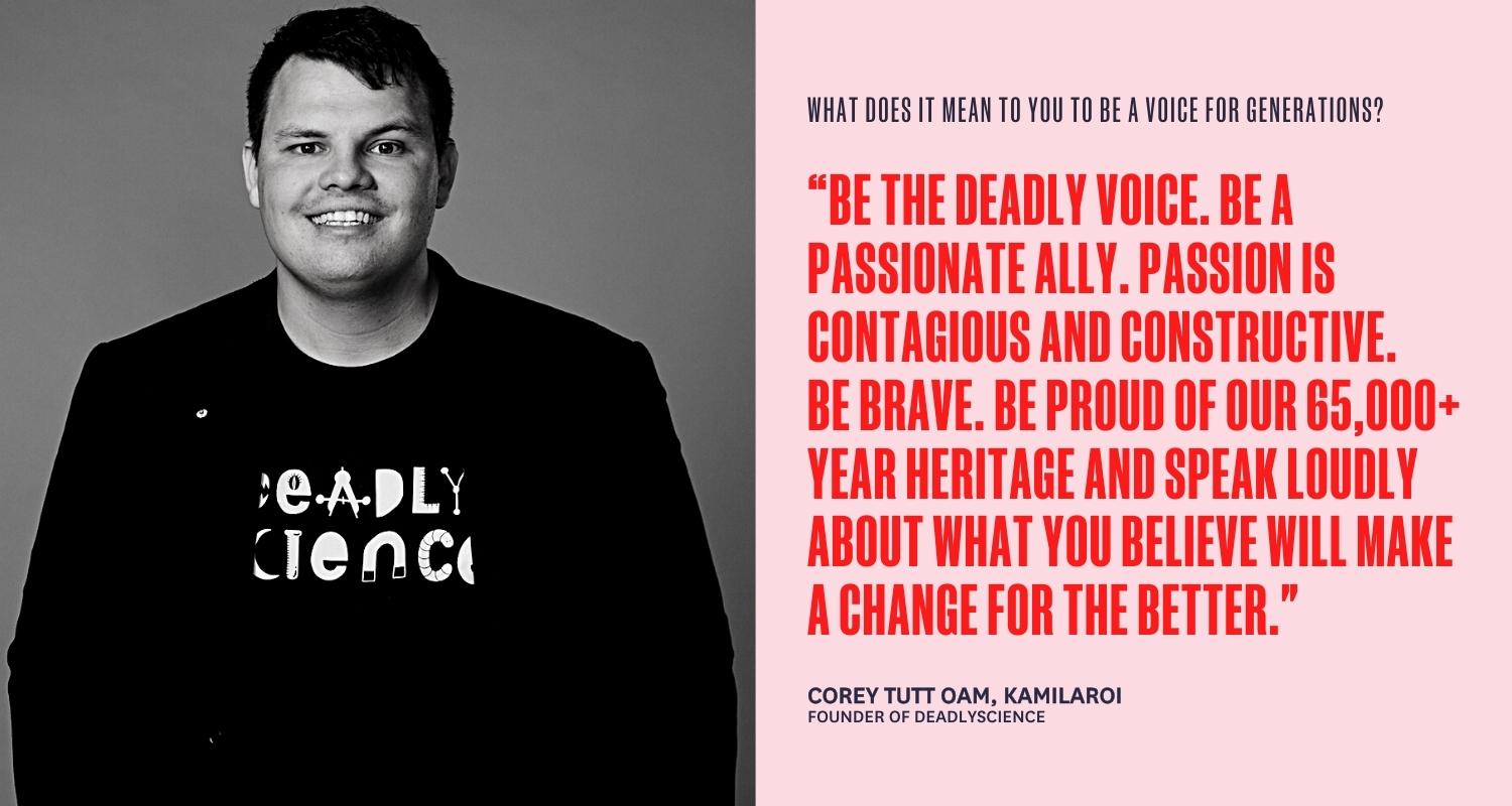 National Reconciliation Week 2023 at South Eveleigh - Corey Tutt from DeadlyScience