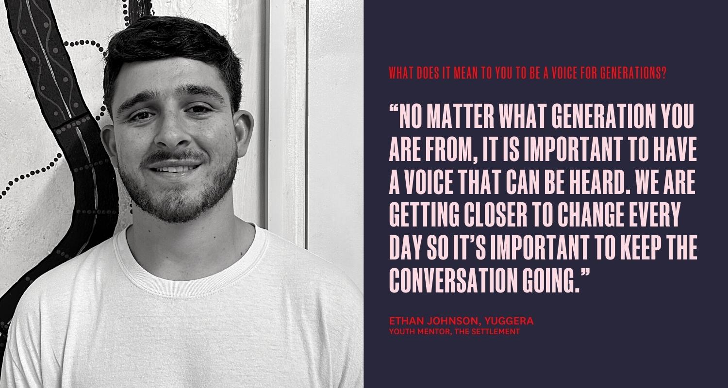 National Reconciliation Week 2023 at South Eveleigh - Ethan Johnson from The Settlement