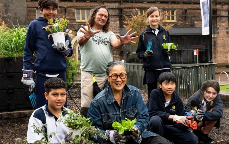 Permaculture Garden Kylie Kwong Jiwah Alexandria Park Community School