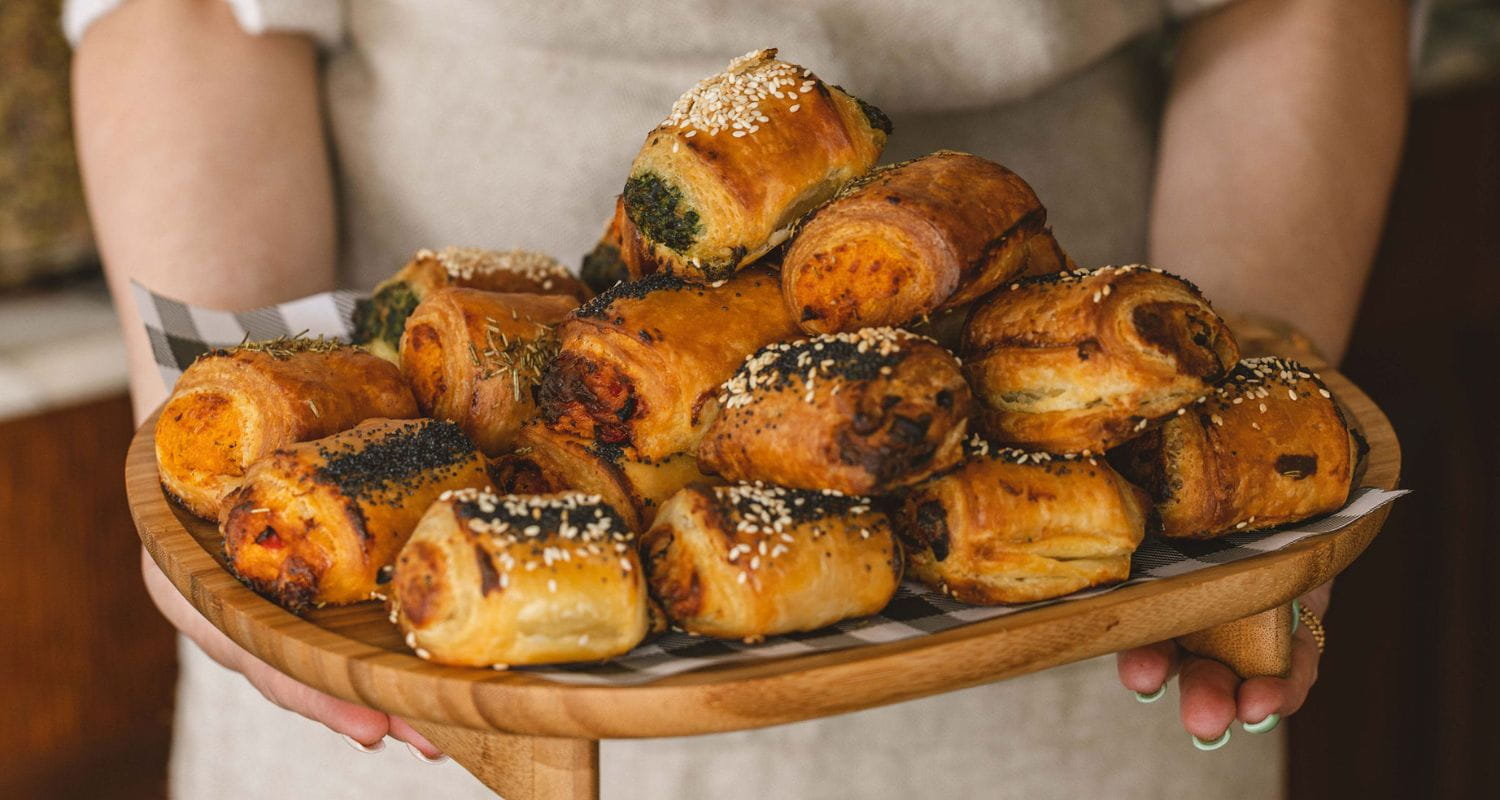 Savoury bureka pastries at Kurtosh South Eveleigh