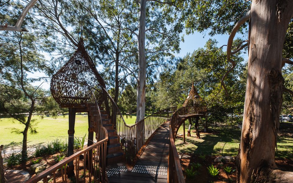 public art tree house at the South Eveleigh precinct