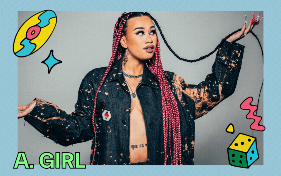 A. Girl performing at South Eveleight Street Party